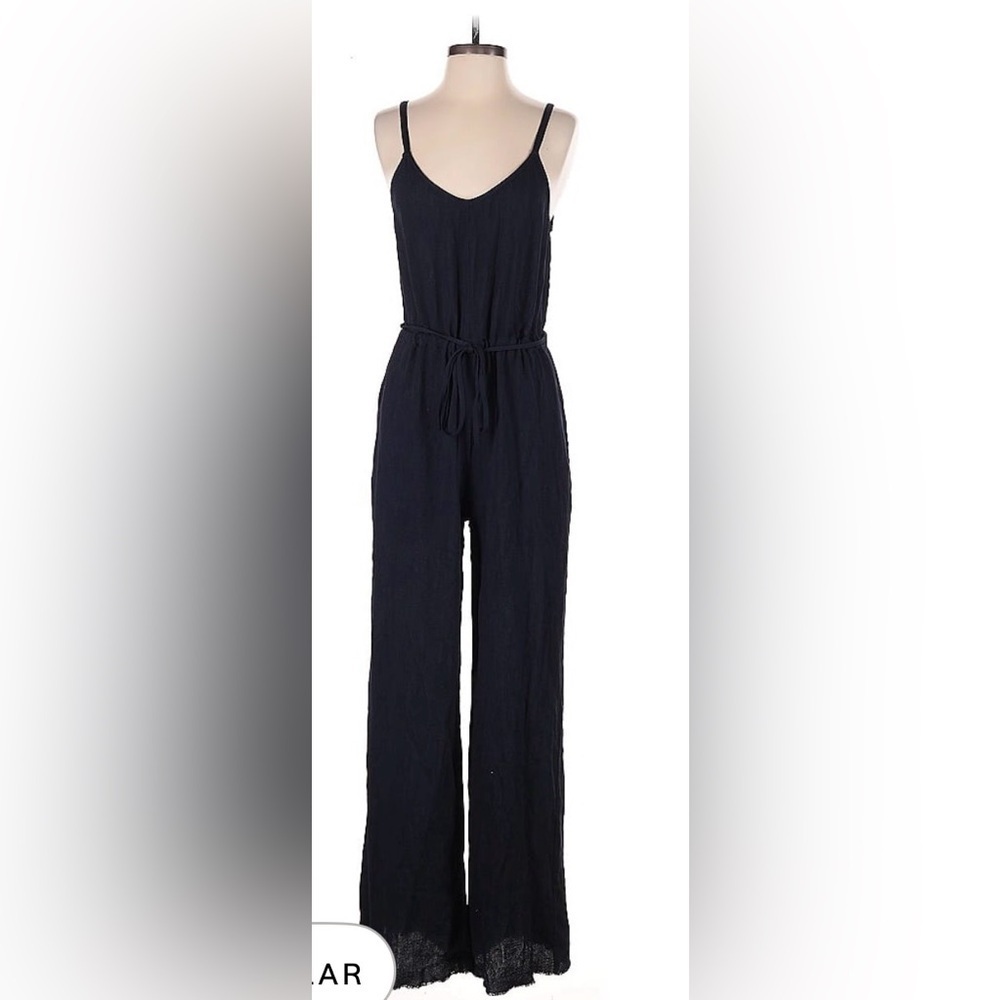 Raquel Allegra Navy Jumpsuit